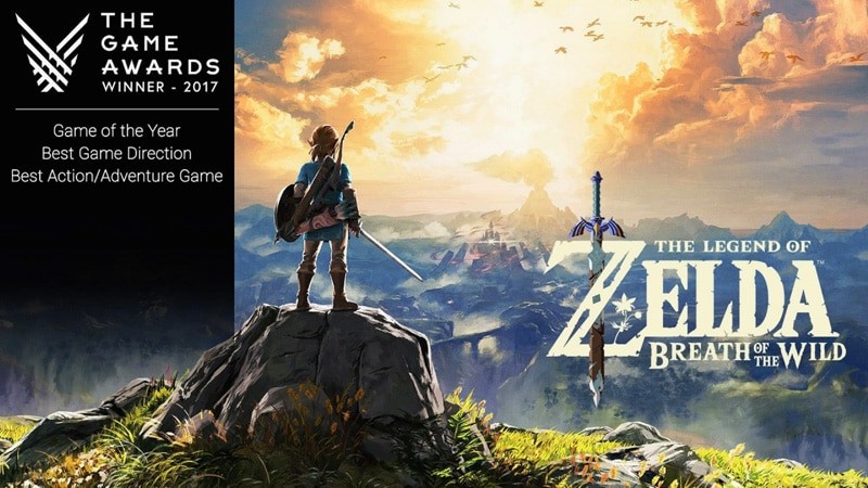 Zelda Breath of the Wild logo art