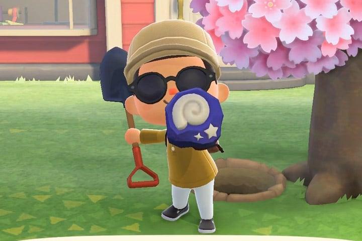 Animal Crossing New Horizons Caught Fossil1 ACA BlogImage
