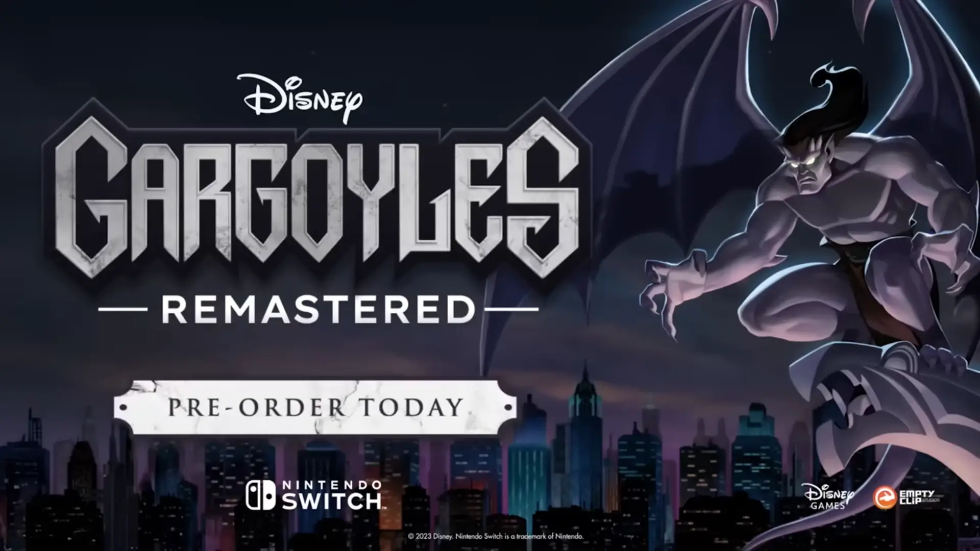 Disney Gargoyles Remastered Nintendo Switch Pre-Order Trailer 1 1080p