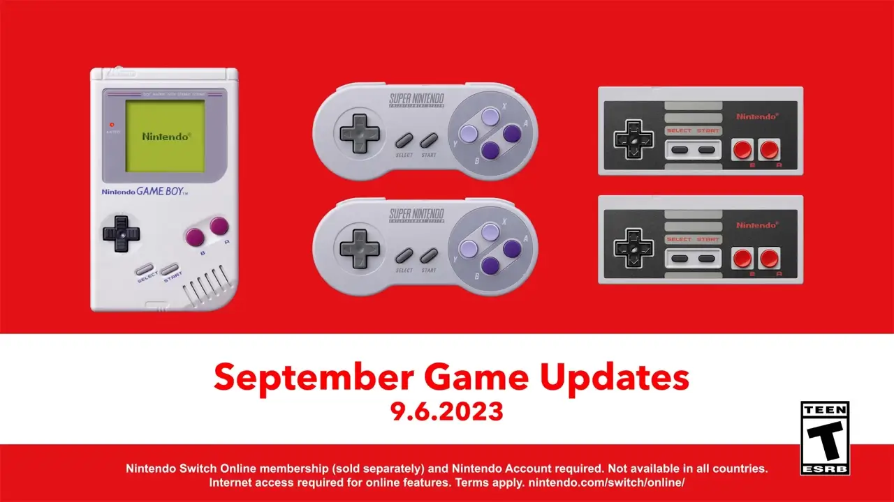 Nintendo Switch Online September 2023 Game Update Trailer