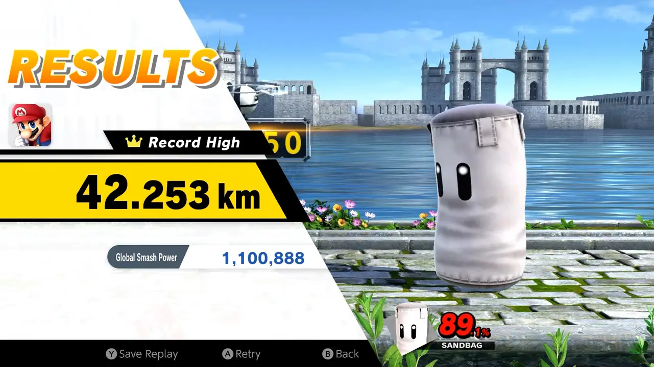 home-run contest results screen