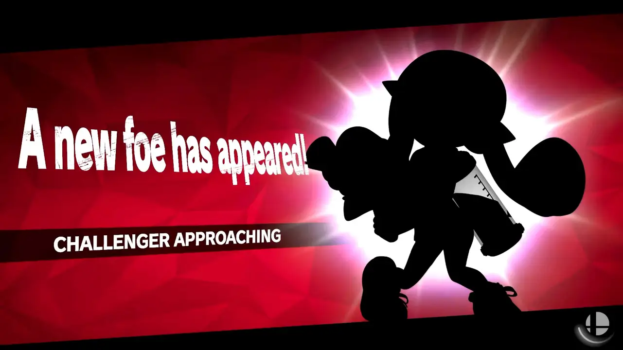 challenger approaching screen with character silhouette