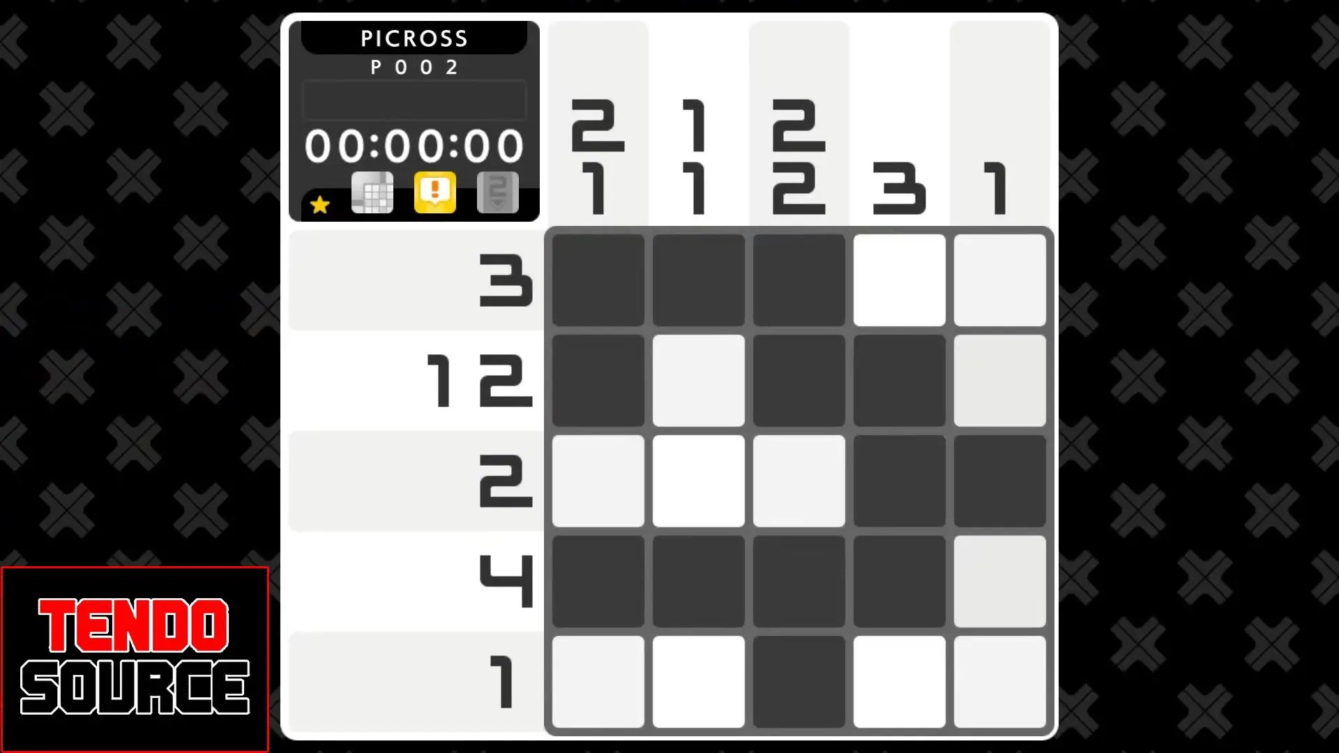 picross grid filled in