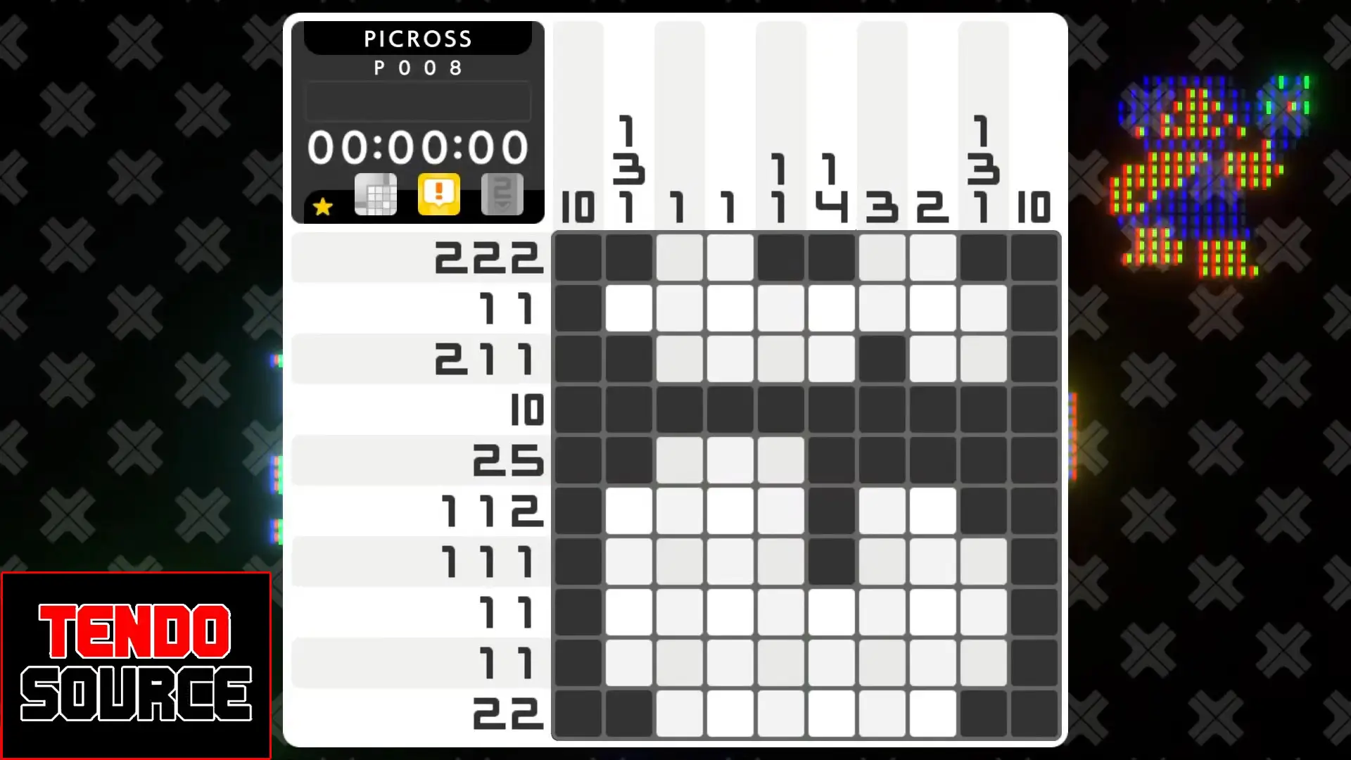 picross grid filled in