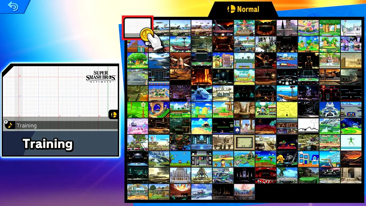 stage select screen