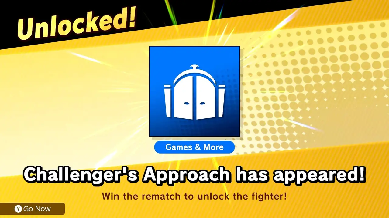 yellow unlock challenger's approach splash screen