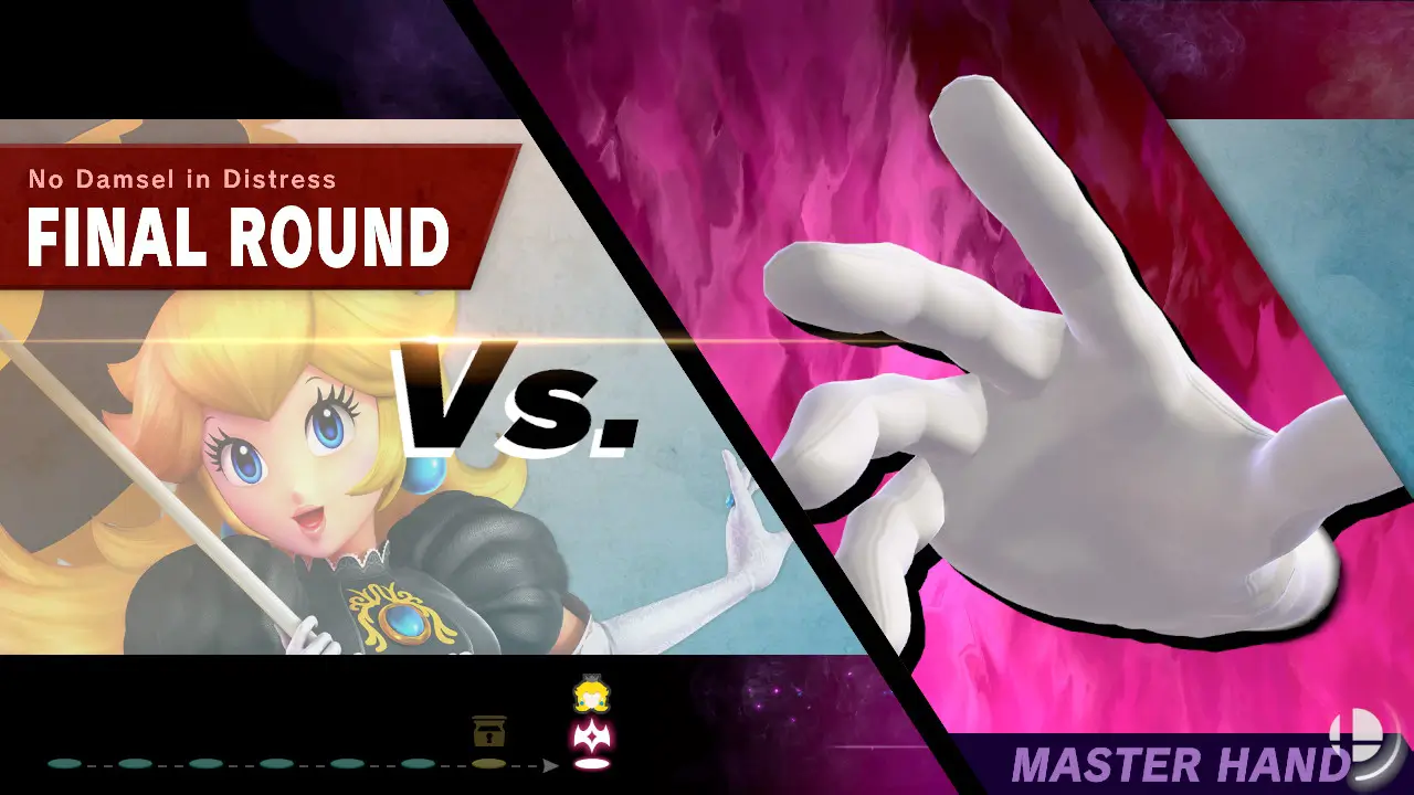 classic mode final round with peach next to master hand image