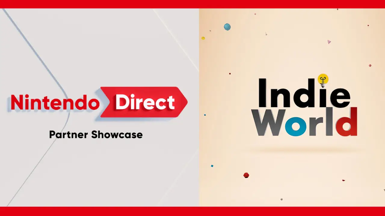 Nintendo Direct video presentation thumbnail with Nintendo Direct logos