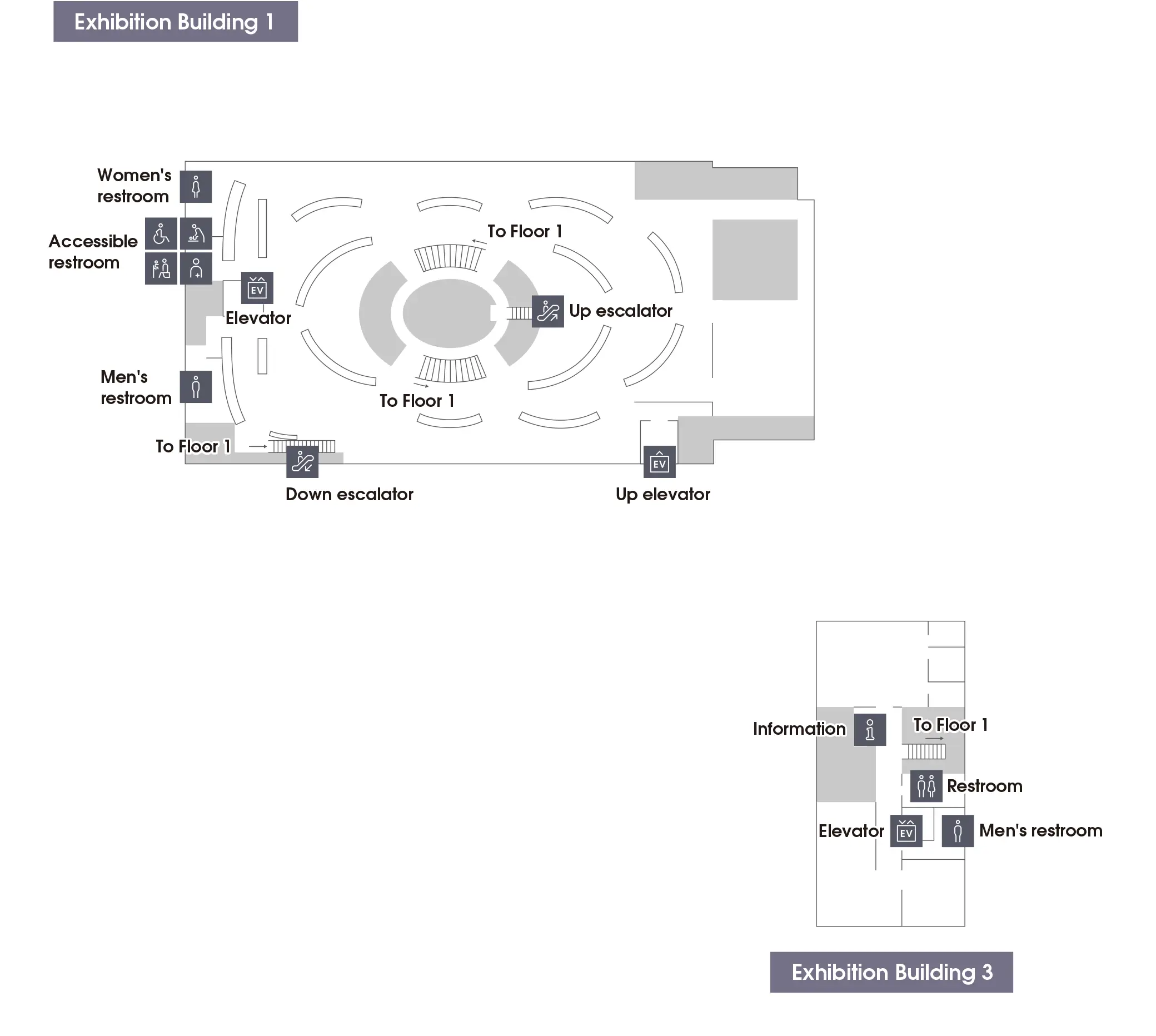 map of the second floor of museum