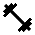 a dumbbell